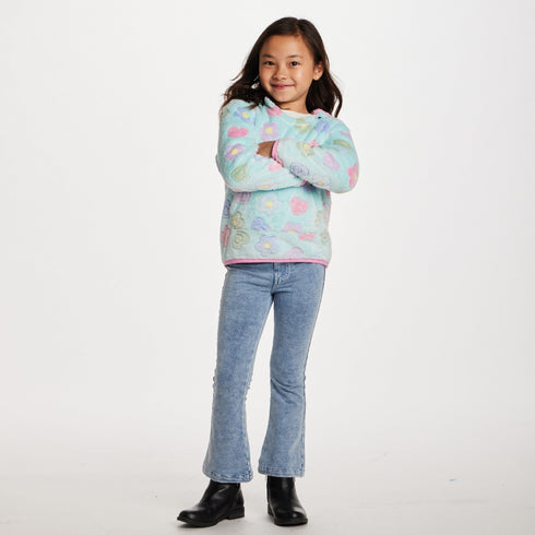 kids-floral-plush-hoodie-aqua Sophia's Style-8