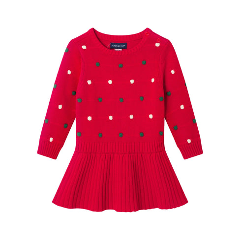 infant-dress-headband-set-festive-dot Sophia's Style-6