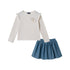kids-graphic-tee-bubble-skirt-set-best-friends Sophia's StyleTop & Skirt Set-1