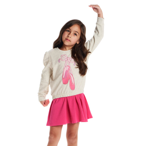girls-sweatshirt-dress-set-pink-ballerina Sophia's Style-4