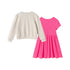 girls-sweatshirt-dress-set-pink-ballerina Sophia's Style-5