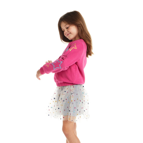kids-sweatshirt-dress-set-pink-star Sophia's Style-5