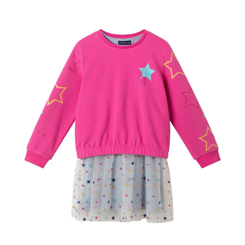 kids-sweatshirt-dress-set-pink-star Sophia's Style-10