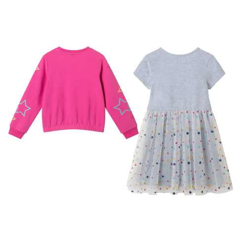 kids-sweatshirt-dress-set-pink-star Sophia's Style-9