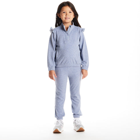 kids-quarter-zip-sweatshirt-set-navy Sophia's Style-9