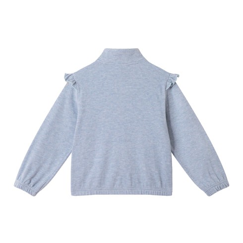 kids-quarter-zip-sweatshirt-set-navy Sophia's Style-7