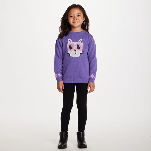 kids-sweater-legging-set-purple-kitty-sunglasses Sophia's Style-5