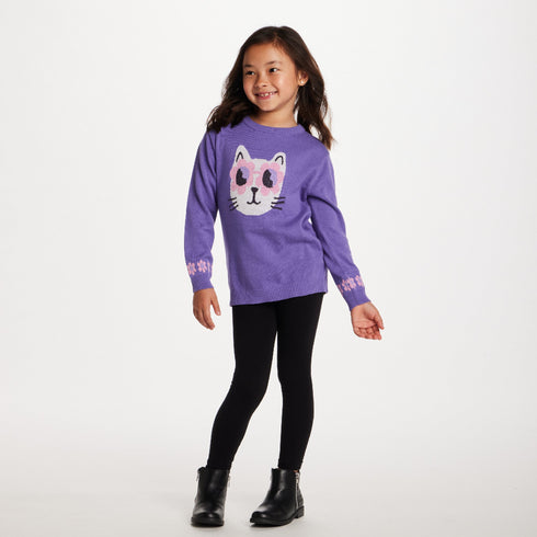 kids-sweater-legging-set-purple-kitty-sunglasses Sophia's Style-15