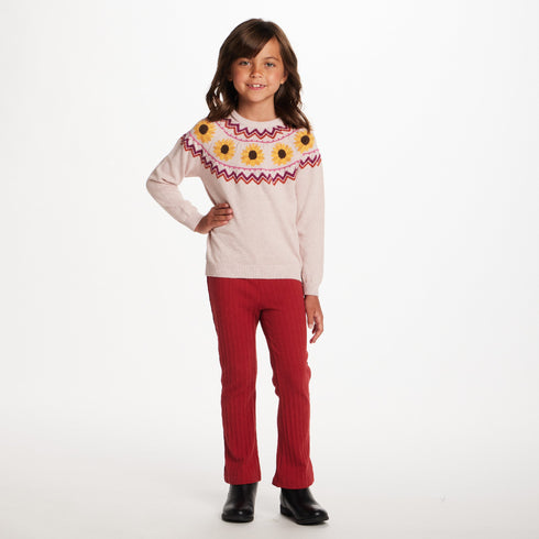 kids-sweater-flare-legging-set-sunflowers Sophia's Style-3