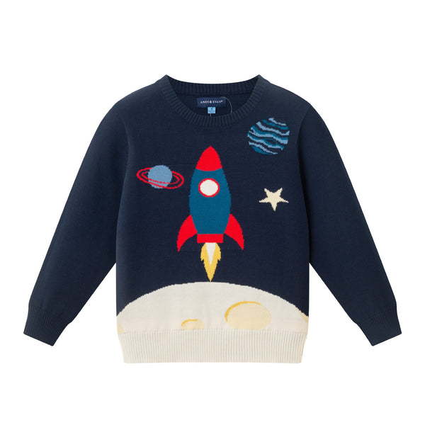 kids-graphic-sweater-rocket-ship Sophia's StyleSweaters-1