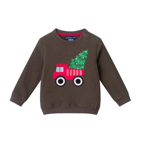 infant-sweatshirt-set-holiday-truck Sophia's Style-5