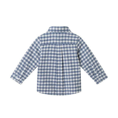 infant-buttondown-knit-denim-jogger-set-grey-gingham Sophia's Style-3