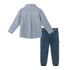kids-buttondown-knit-denim-jogger-set-grey-gingham Sophia's Style-3