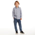 kids-buttondown-knit-denim-jogger-set-grey-gingham Sophia's Style-2