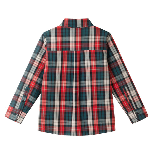 kids-plaid-buttondown-bowtie-set-red-holiday Sophia's Style-5