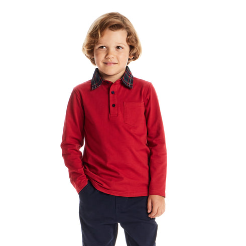 kids-polo-twill-pant-set-red Sophia's Style-3