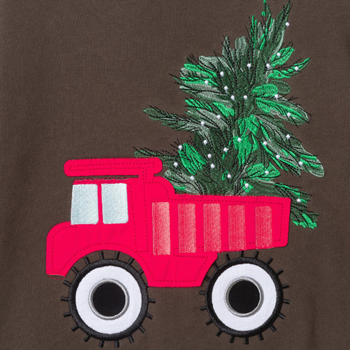 kids-sweater-twill-jogger-set-holiday-truck Sophia's Style-2