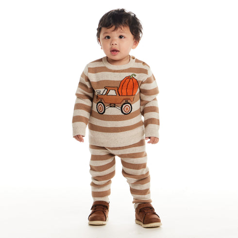 infant-pumpkin-truck-sweater-jogger-set-pumpkin-truck Sophia's Style-4