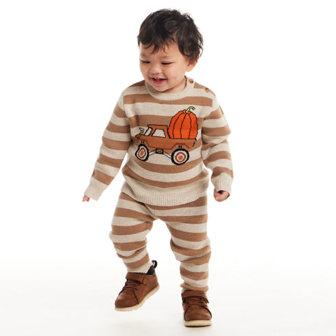 infant-pumpkin-truck-sweater-jogger-set-pumpkin-truck Sophia's Style-3