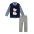 kids-sweater-vest-set-navy-snowman Sophia's StyleSweater Set-1