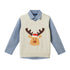 kids-sweater-vest-set-beige-reindeer Sophia's Style-9