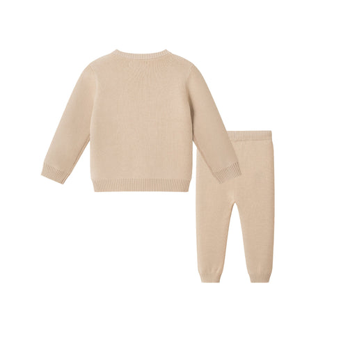infant-baby-sweater-set-beige-dino Sophia's Style-3