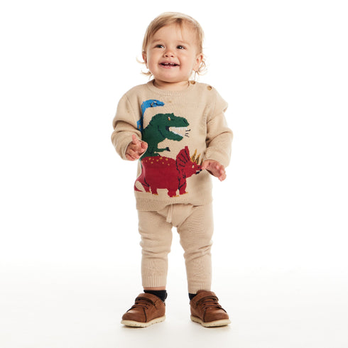 infant-baby-sweater-set-beige-dino Sophia's Style-7