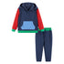 kids-hooded-lounge-set-navy-waffle Sophia's StyleSweatshirt Set-1