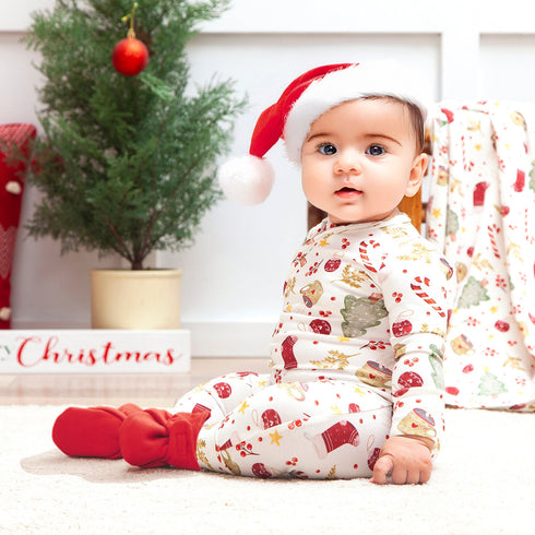 bamboo-holiday-baby-zip-romper-christmas-one-piece-pajamas-noel Sophia's Style-2