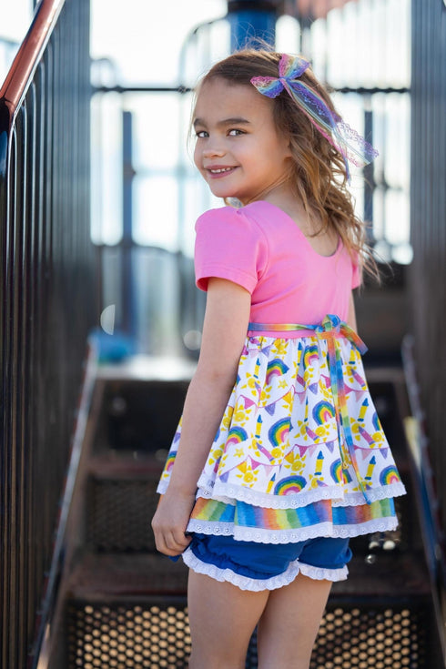 crayon-rainbow-tunic-sets-makena-lane - Sophia's Style -5