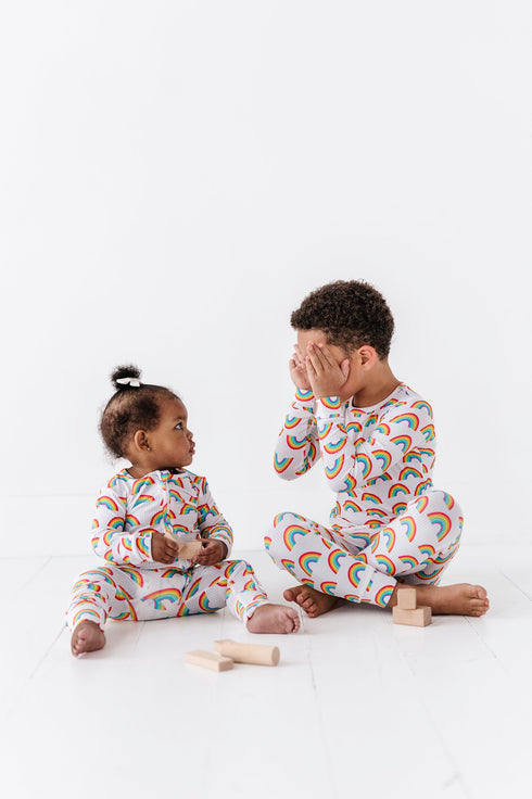 rainbow-ribbed-two-piece-long-set-little-pajama-co - Sophia's Style -3