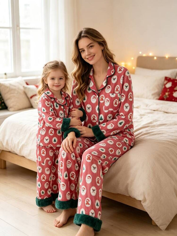 mommy-and-me-christmas-santa-print-pajama-set-with-fur-trim-sophias-stylePajamas-1