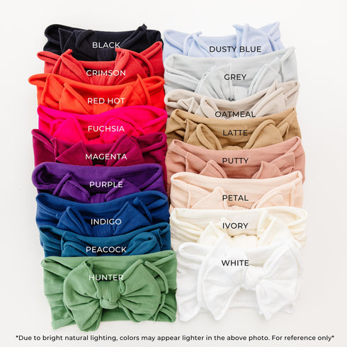 fab-bow-lous®-oatmeal Baby Bling Bows clips headbands - Sophia's Style-