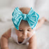 fab-bow-lous®-aqua Baby Bling Bows clips headbands - Sophia's Style-