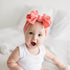 fab-bow-lous®-coral Baby Bling Bows clips headbands - Sophia's Style-