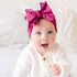 fab-bow-lous®-raspberry Baby Bling Bows clips headbands - Sophia's Style-