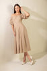 protecting-my-peace-taupe-woven-midi-dress Flying Tomato-Sophia's StyleDRESSES-1