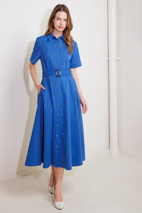 luxe-living-blue-woven-midi-dress Flying Tomato-Sophia's Style-2