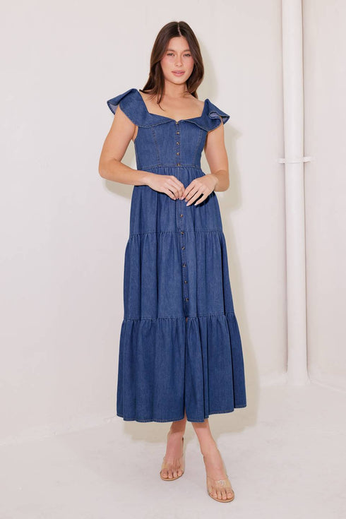 once-upon-a-time-denim-blue-midi-dress Flying Tomato-Sophia's StyleDRESSES-1