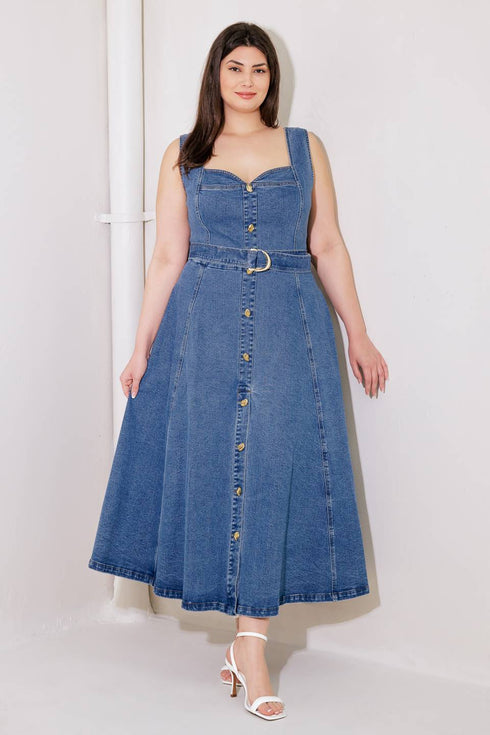 prettiest-behavior-denim-midi-dress Flying Tomato-Sophia's Style-9