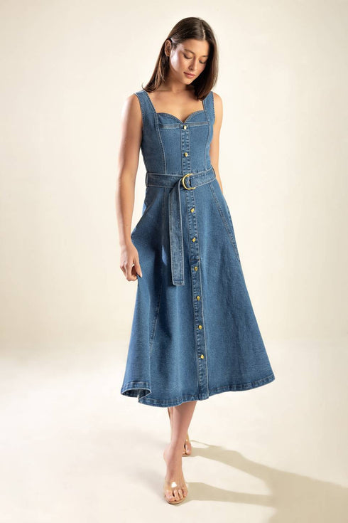 prettiest-behavior-denim-midi-dress Flying Tomato-Sophia's Style-8