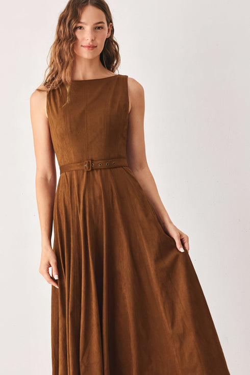 amber-tobacco-faux-suede-midi-dress-flying-tomato-sophias-style-2