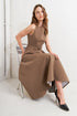 living-the-dream-brown-woven-midi-dress Flying Tomato-Sophia's Style-3