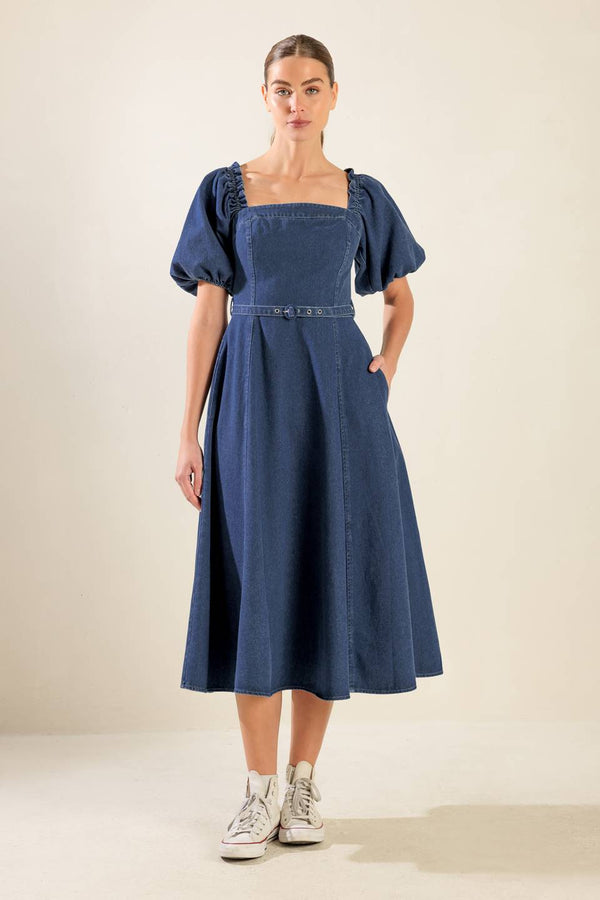 all-spruced-up-denim-midi-dress Flying Tomato-Sophia's StyleDRESSES-1
