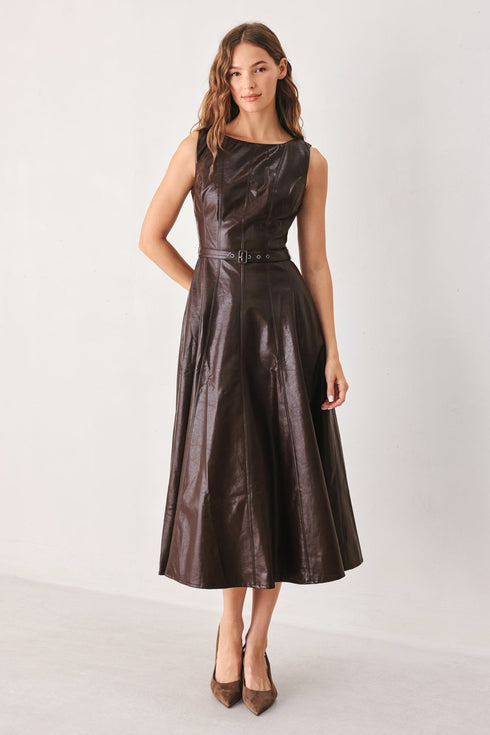 dark-truffle-faux-leather-midi-dress-flying-tomato-sophias-style-7
