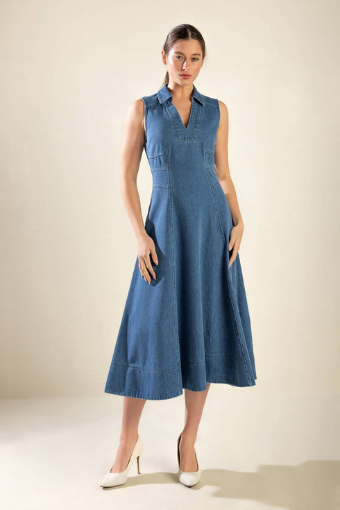 the-genevieve-denim-midi-dress Flying Tomato-Sophia's Style-6