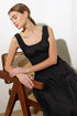 loveliest-looks-black-woven-midi-dress Flying Tomato-Sophia's Style-5