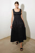loveliest-looks-black-woven-midi-dress Flying Tomato-Sophia's Style-4