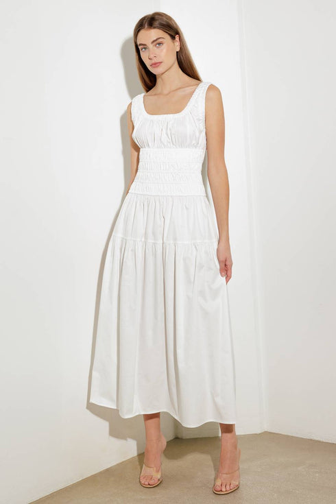 loveliest-looks-white-woven-midi-dress Flying Tomato-Sophia's StyleDRESSES-1