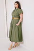 build-my-empire-olive-woven-midi-dress Flying Tomato-Sophia's Style-9